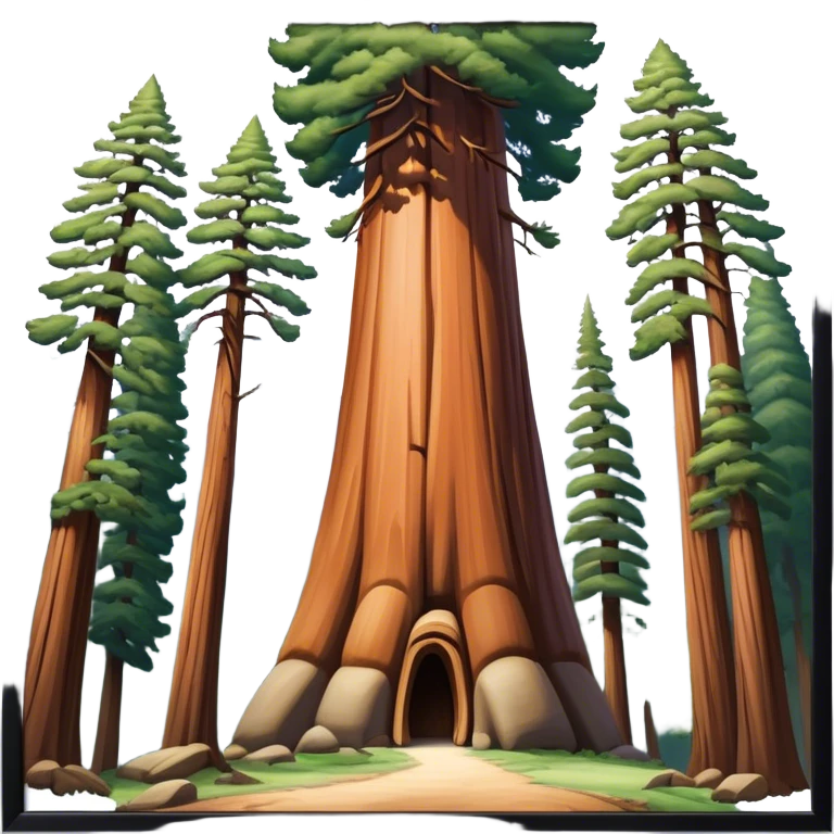 mariposa grove of sequoias, yosemite emoji