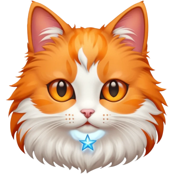 Cat with star eyes emoji