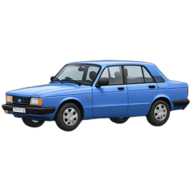 blue lada 2110 emoji