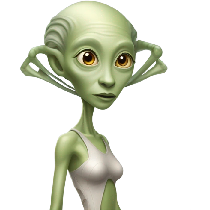 a alien woman full body emoji