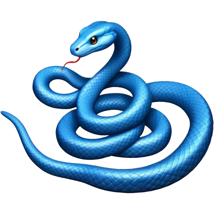 blue snake emoji
