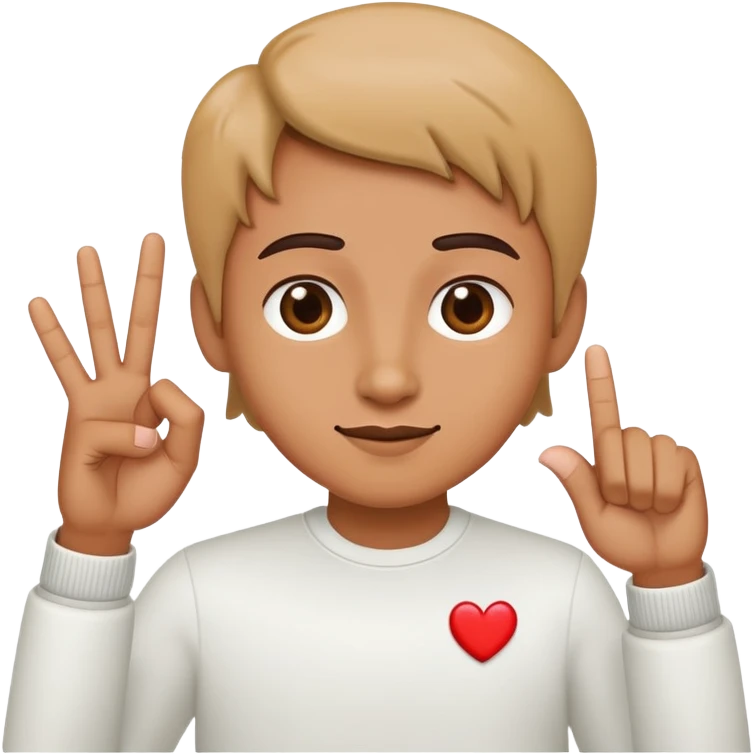 K-pop finger heart emoji