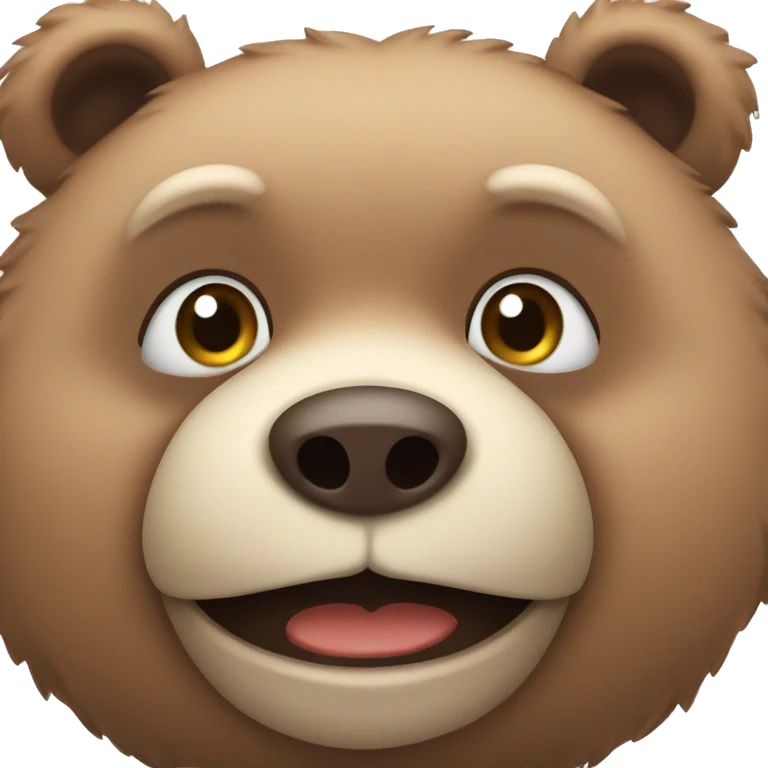 chubby bear  emoji
