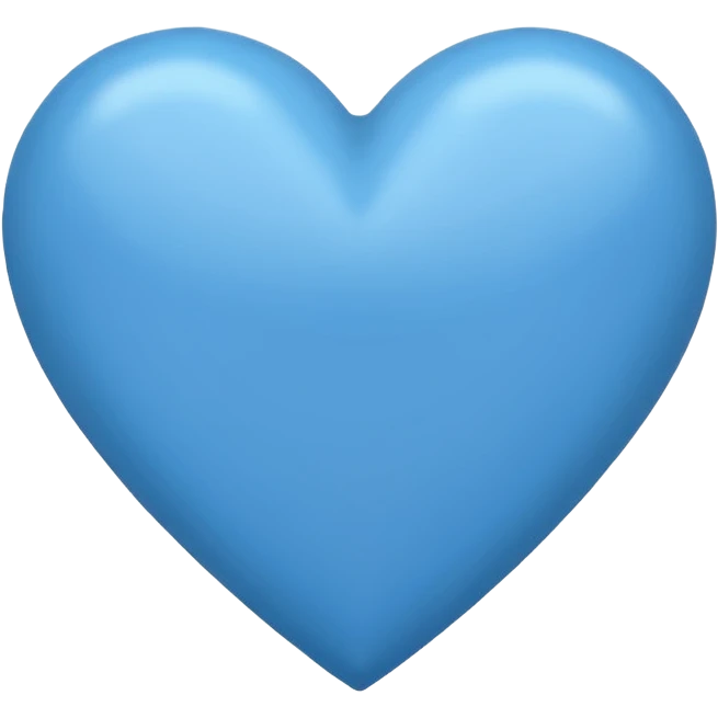 Un corazón Azul partido emoji