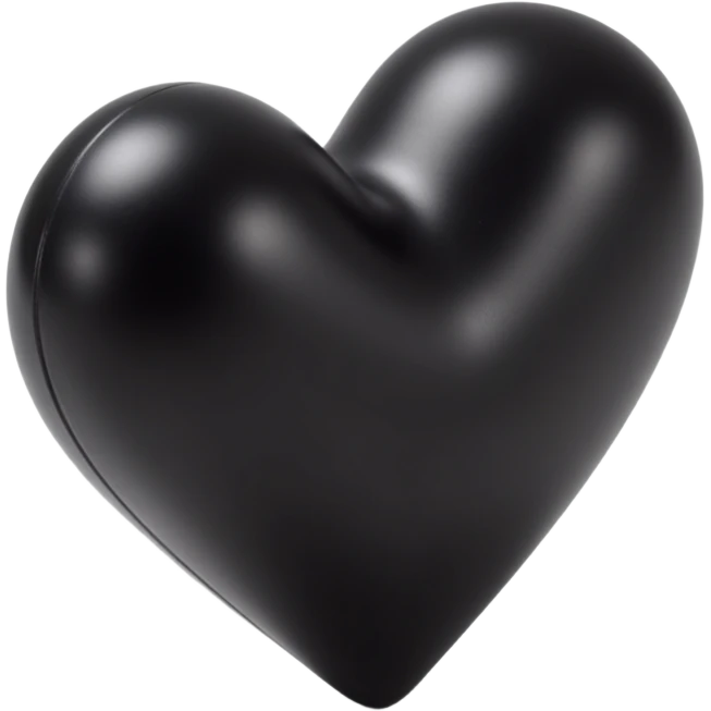 black heart emoji