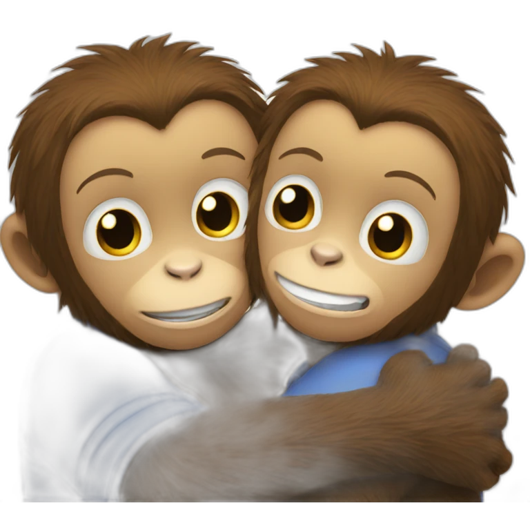 monkey hug emoji