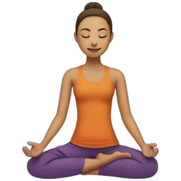 meditate emoji