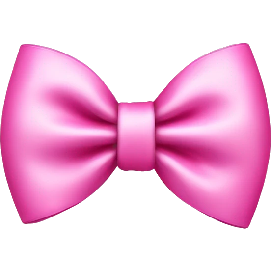 Pink bow emoji