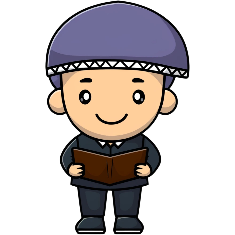Jewish man with yarmulke emoji