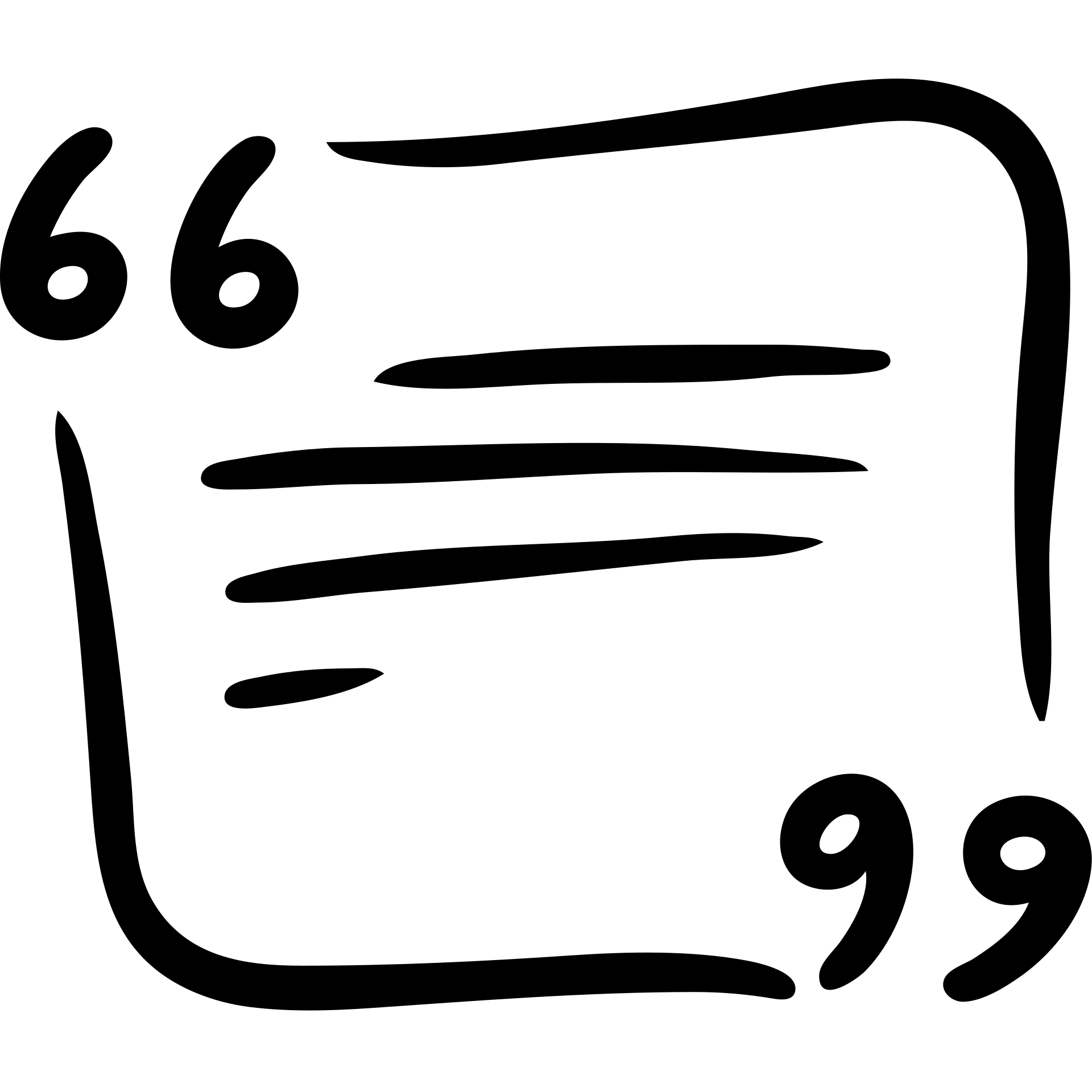 quotes icon with a background shape emoji