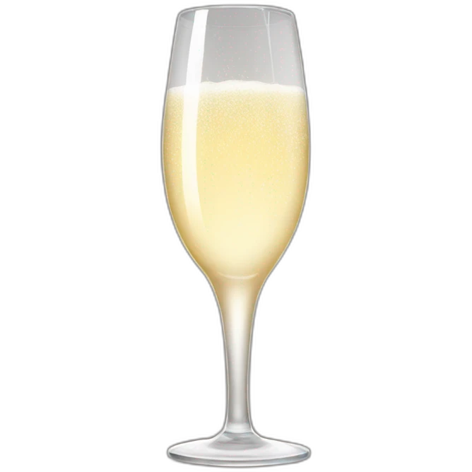 champagne glass emoji