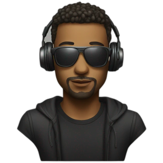 techno dj emoji