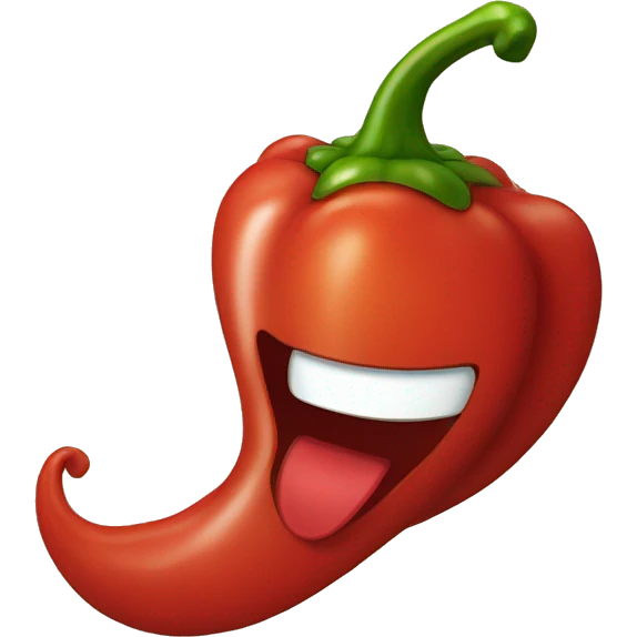 chili pepper smiling emoji