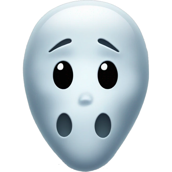 Ghost face emoji