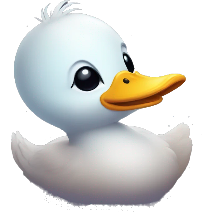 cute space duck  emoji