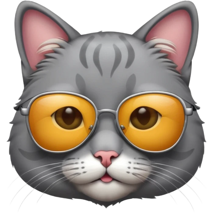 Cat wearing sunglasses emoji
