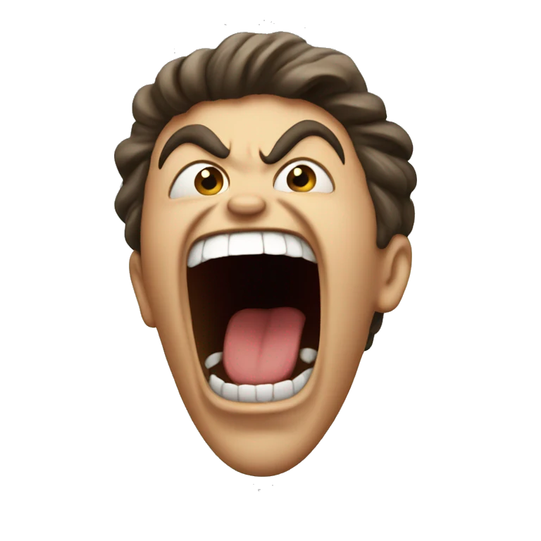 screaming emoji