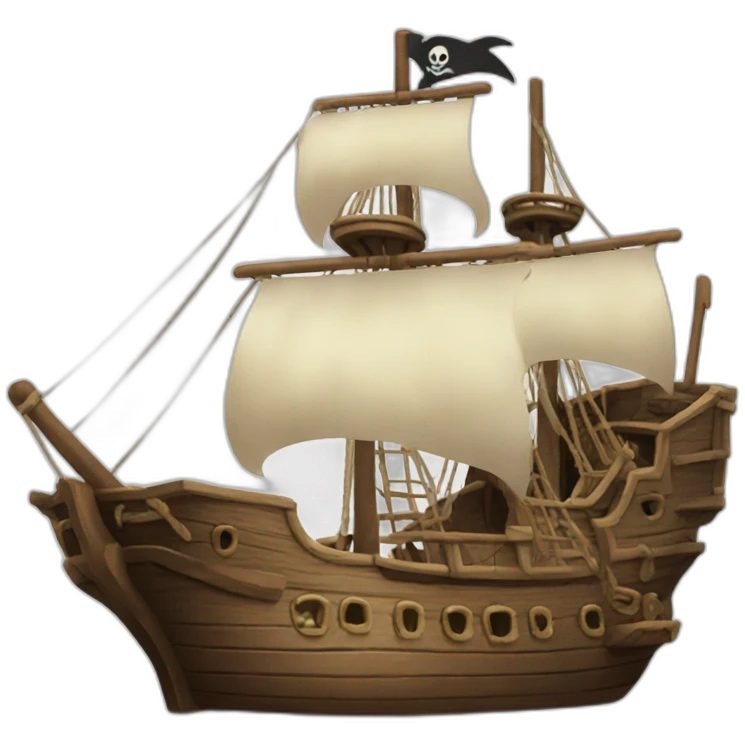 pirate ship emoji