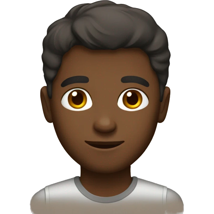 brown male emoji