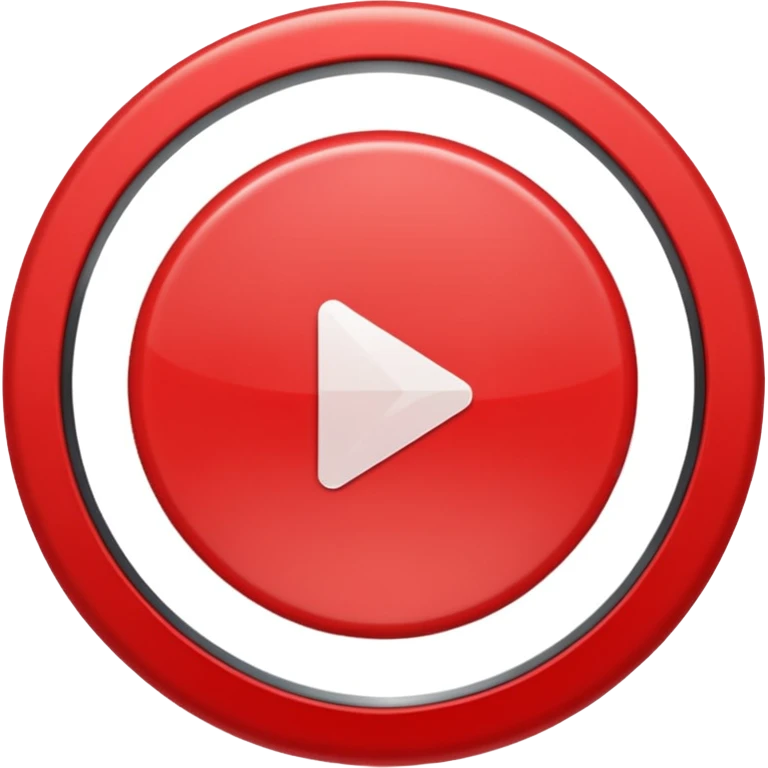 blank screen with a red play button in the center emoji