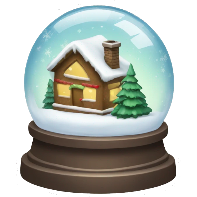 Christmas snowglobe emoji