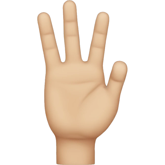 A finger emoji