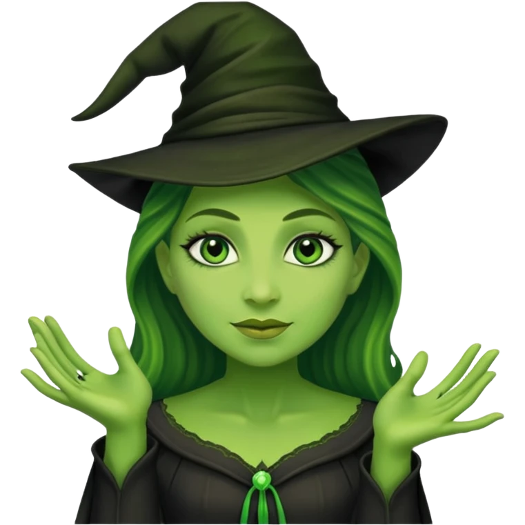 elphaba holding space emoji