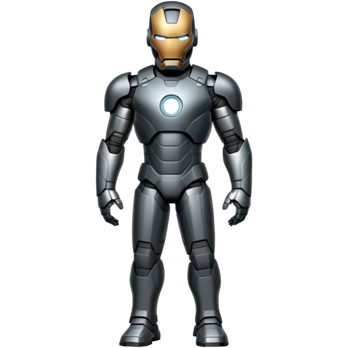 james rhodes black iron man from  from civil war emoji
