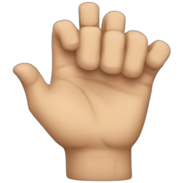 Strong hand emoji