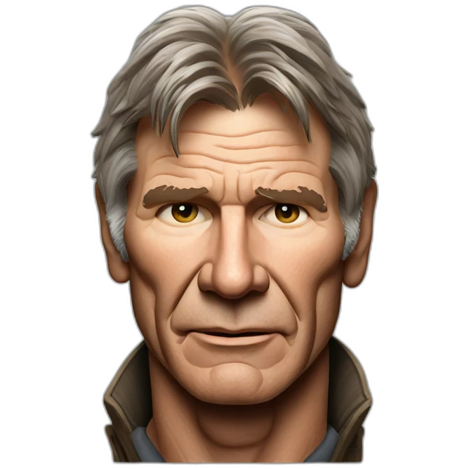 Harrison ford hyperrealist emoji