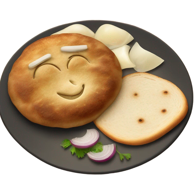 Sarajevski cevapi s kajmakom, lukom i somunom  emoji