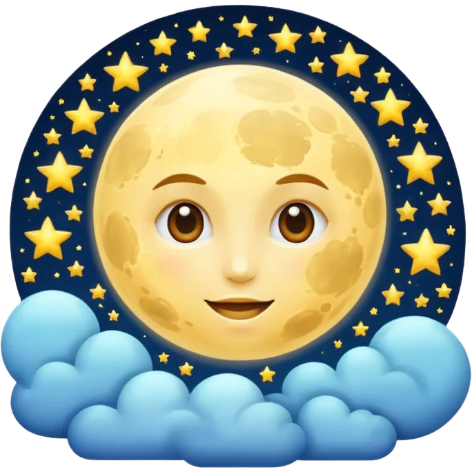 moon & stars  emoji