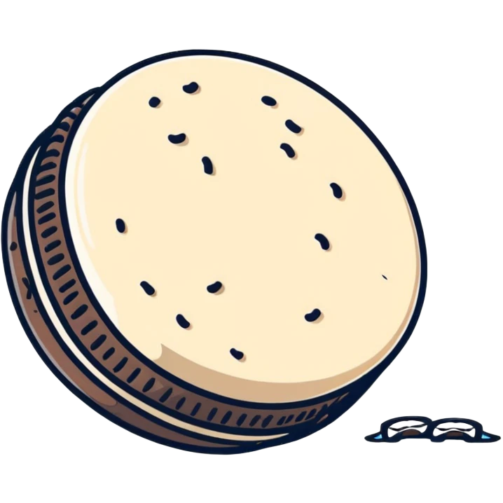 Oreo cookie emoji