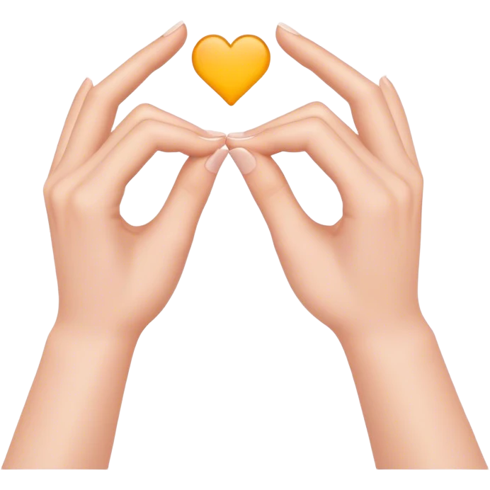 Two hands making an l shape emoji