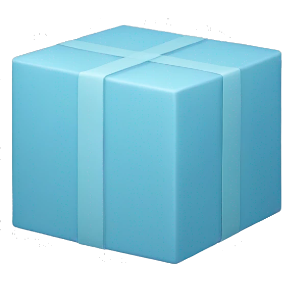 2 light blue boxes emoji