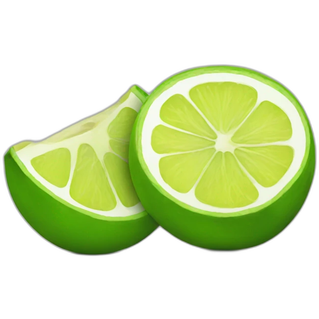 green lemon cut emoji