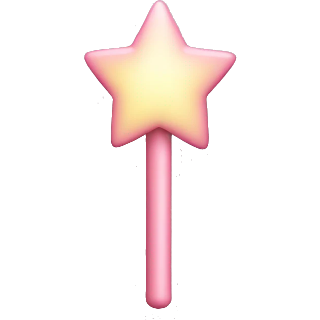 Light pink wand emoji