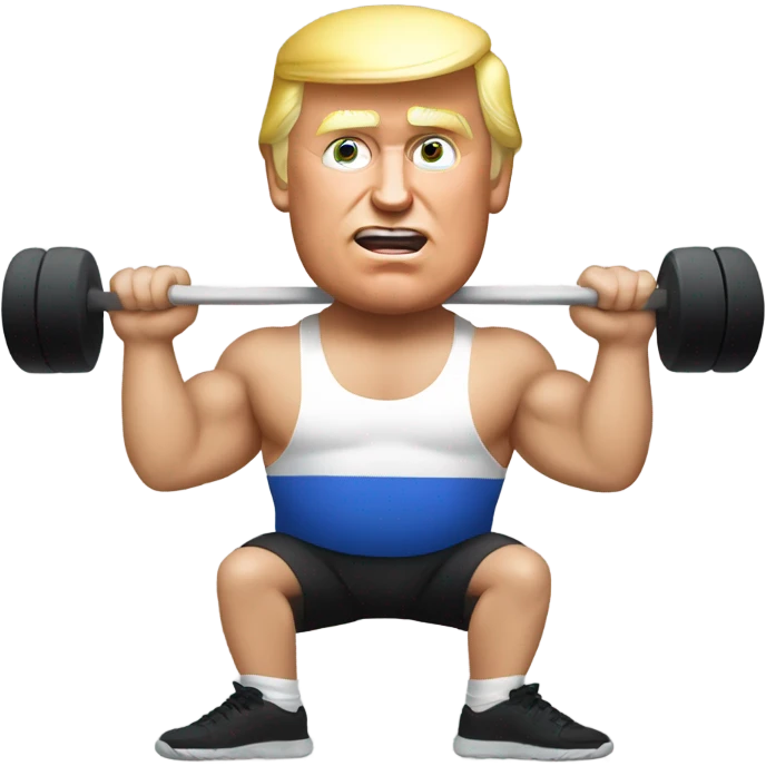 Trump working out with Vladimir Putin  emoji