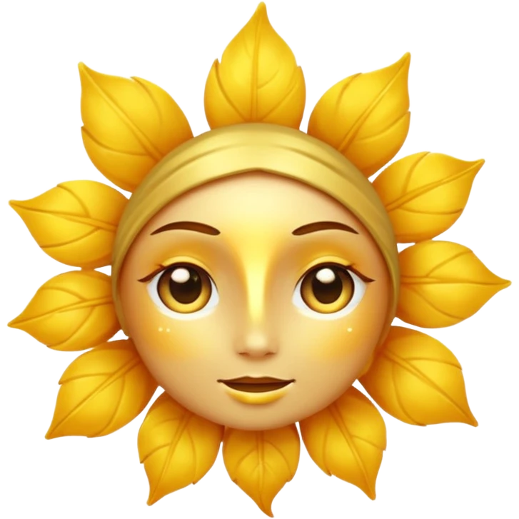 soleil sans tete emoji