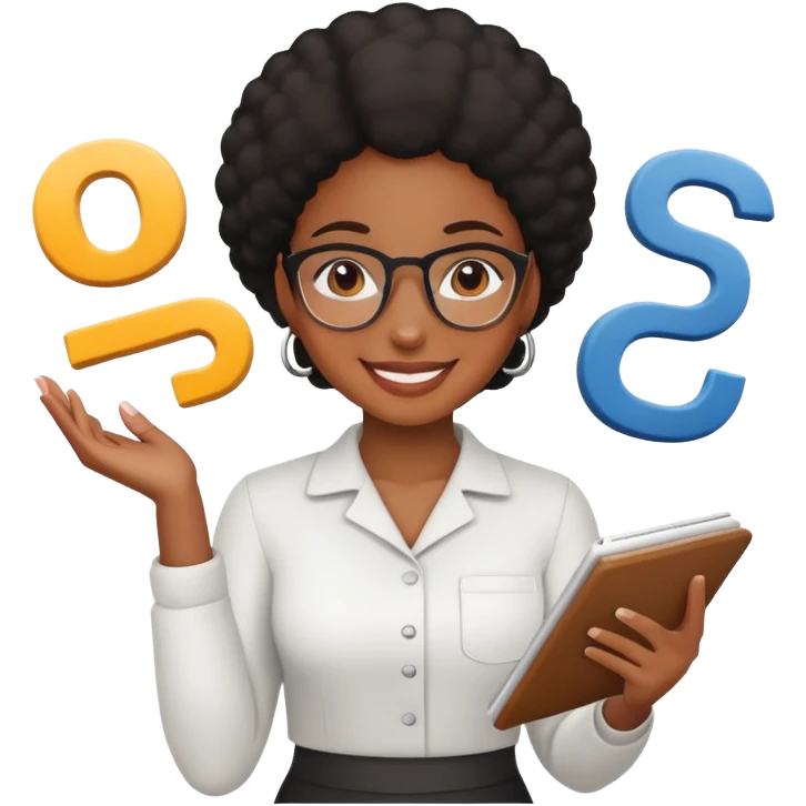 black women doing math emoji