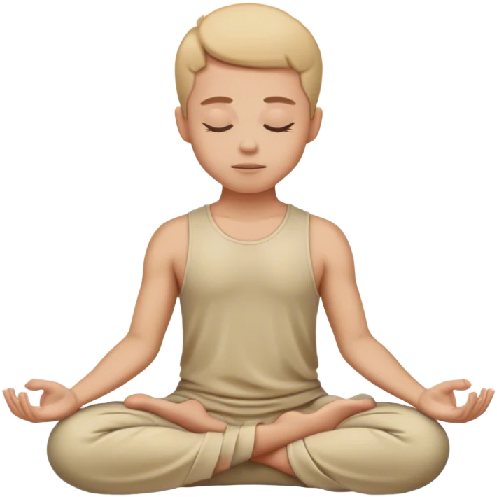 meditate emoji