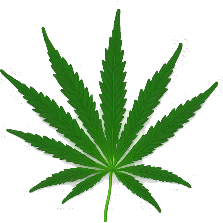 cannabis bud emoji