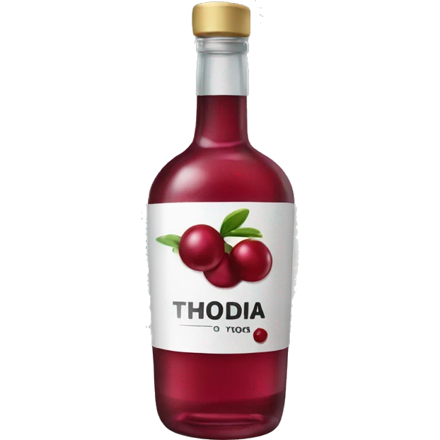 Vodka cranberry  emoji