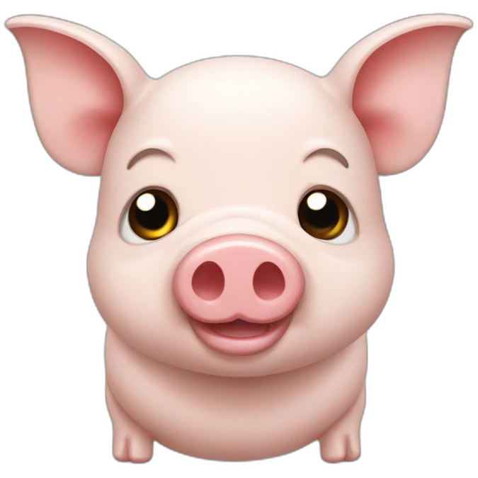 Cochon en slip emoji