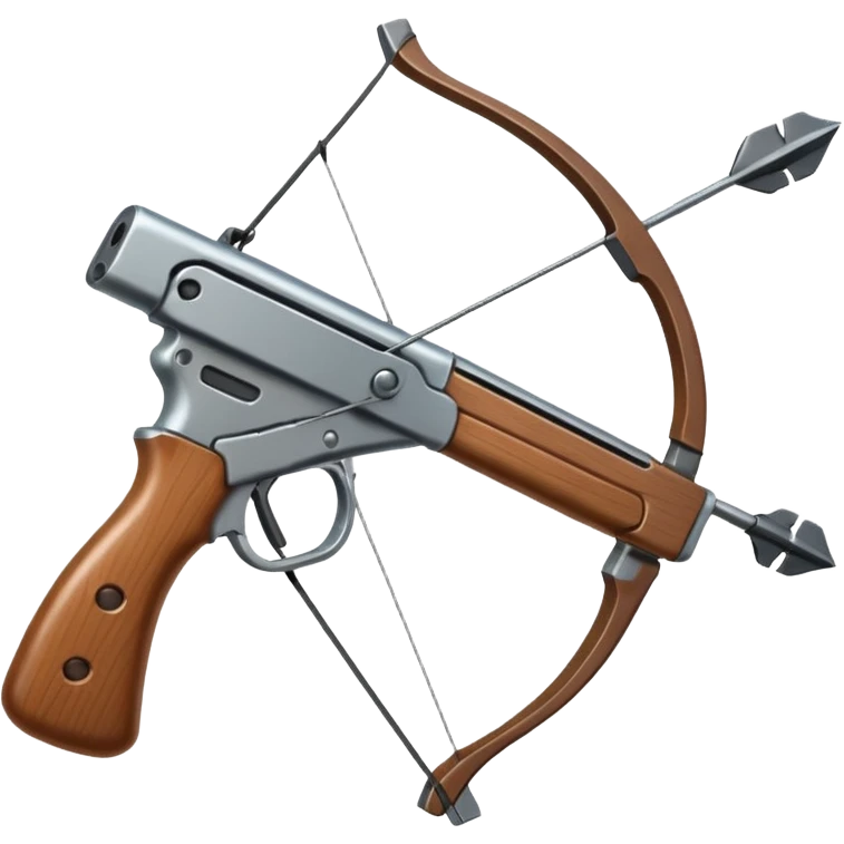 Gun and a bow emoji