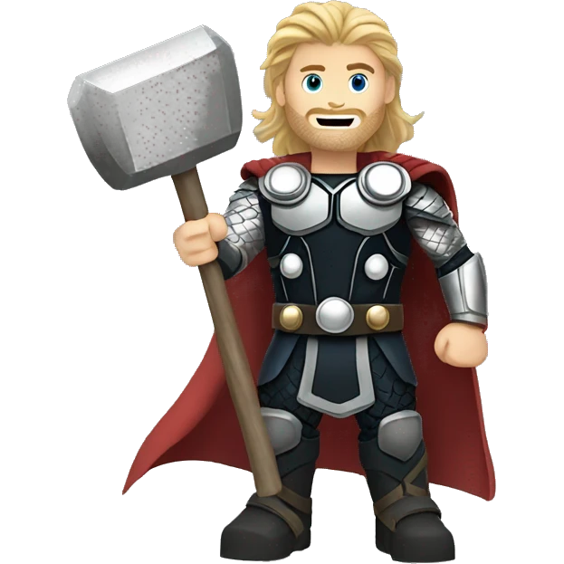 Could you create an emoji of Thor waving specifically? Thor is not typically depicted waving like other characters emoji