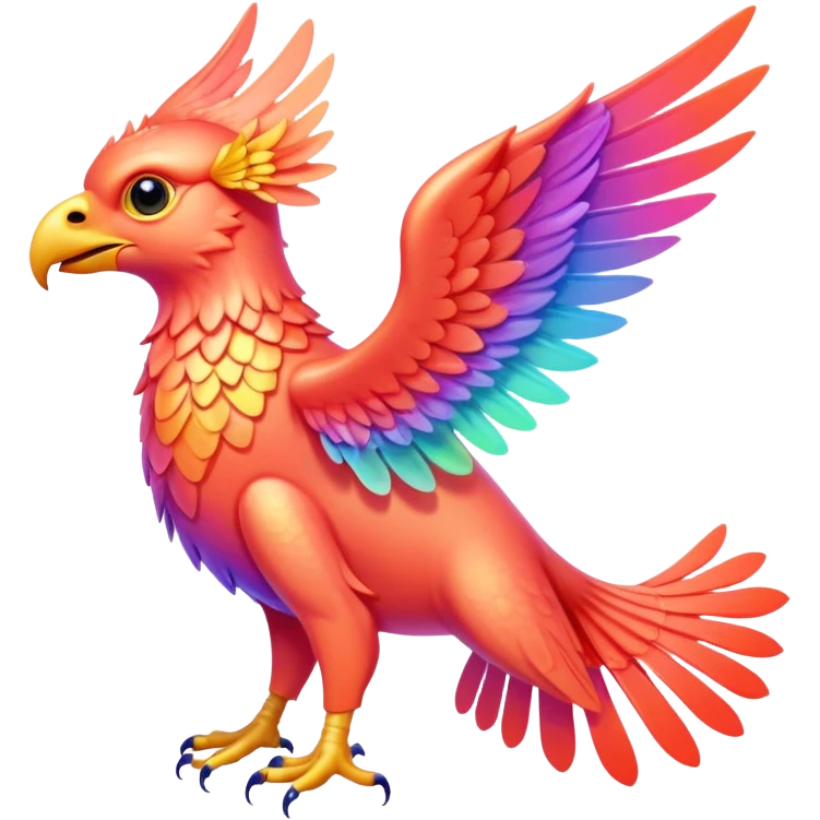  A gryphon with a body structure resembling living coral, hosting small fish and anemones in its wings. It can regenerate damaged parts and filter toxins from water. emoji