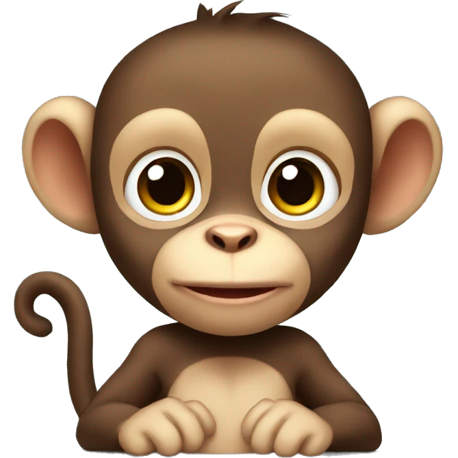 Baby monkey emoji