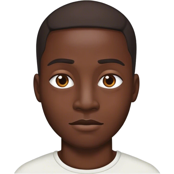 A black guy emoji