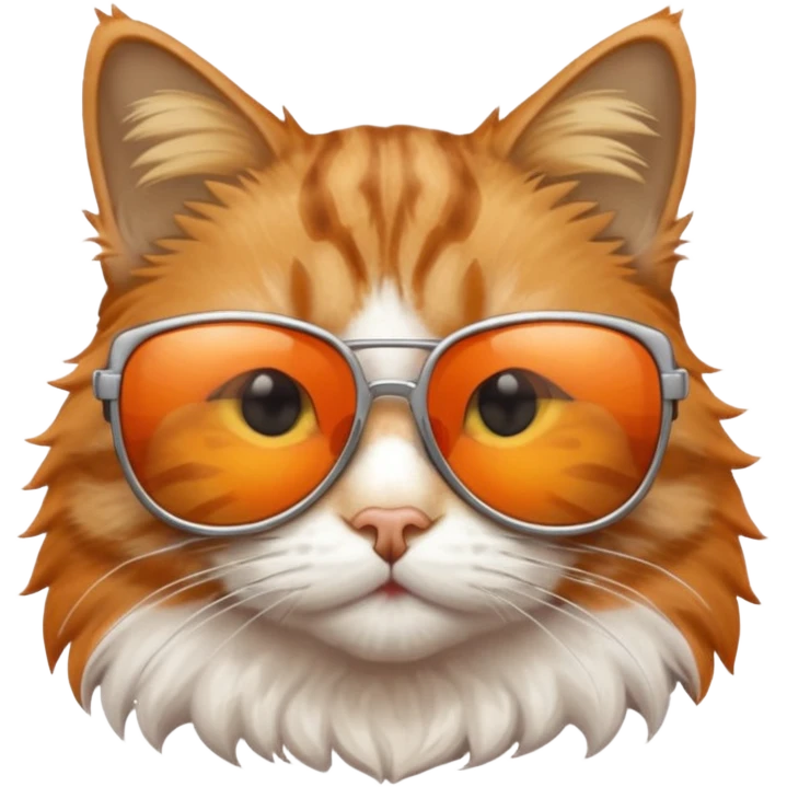 Cat wearing sunglasses emoji